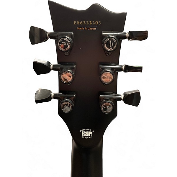 Used ESP E-II Eclipse Satin Black Solid Body Electric Guitar