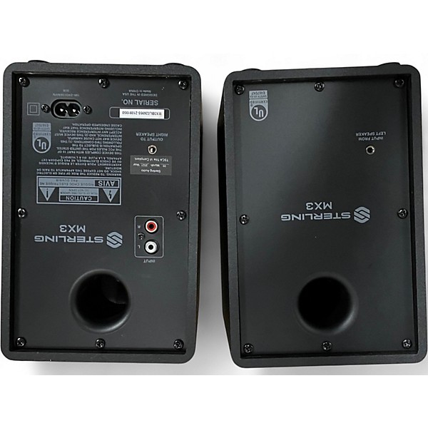 Used Sterling Audio MX3 Pair Powered Monitor