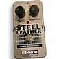 Used Electro-Harmonix Steel Leather Nano Bass Expander Bass Effect Pedal thumbnail