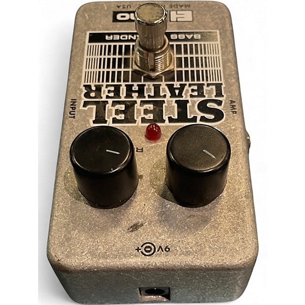 Used Electro-Harmonix Steel Leather Nano Bass Expander Bass Effect Pedal