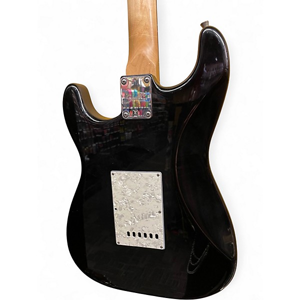 Used Squier STRAT Black Solid Body Electric Guitar