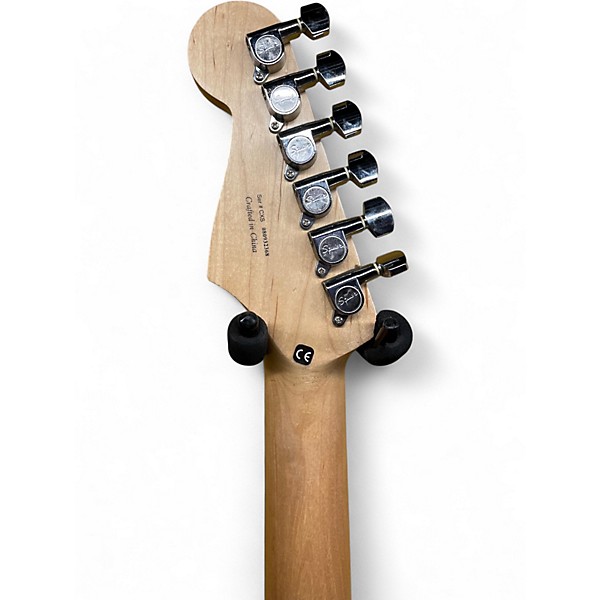 Used Squier STRAT Black Solid Body Electric Guitar