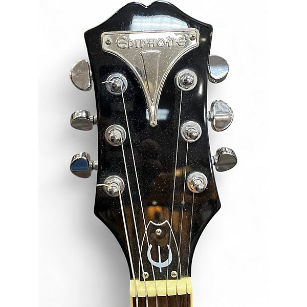 Used Epiphone alleykat Black Hollow Body Electric Guitar
