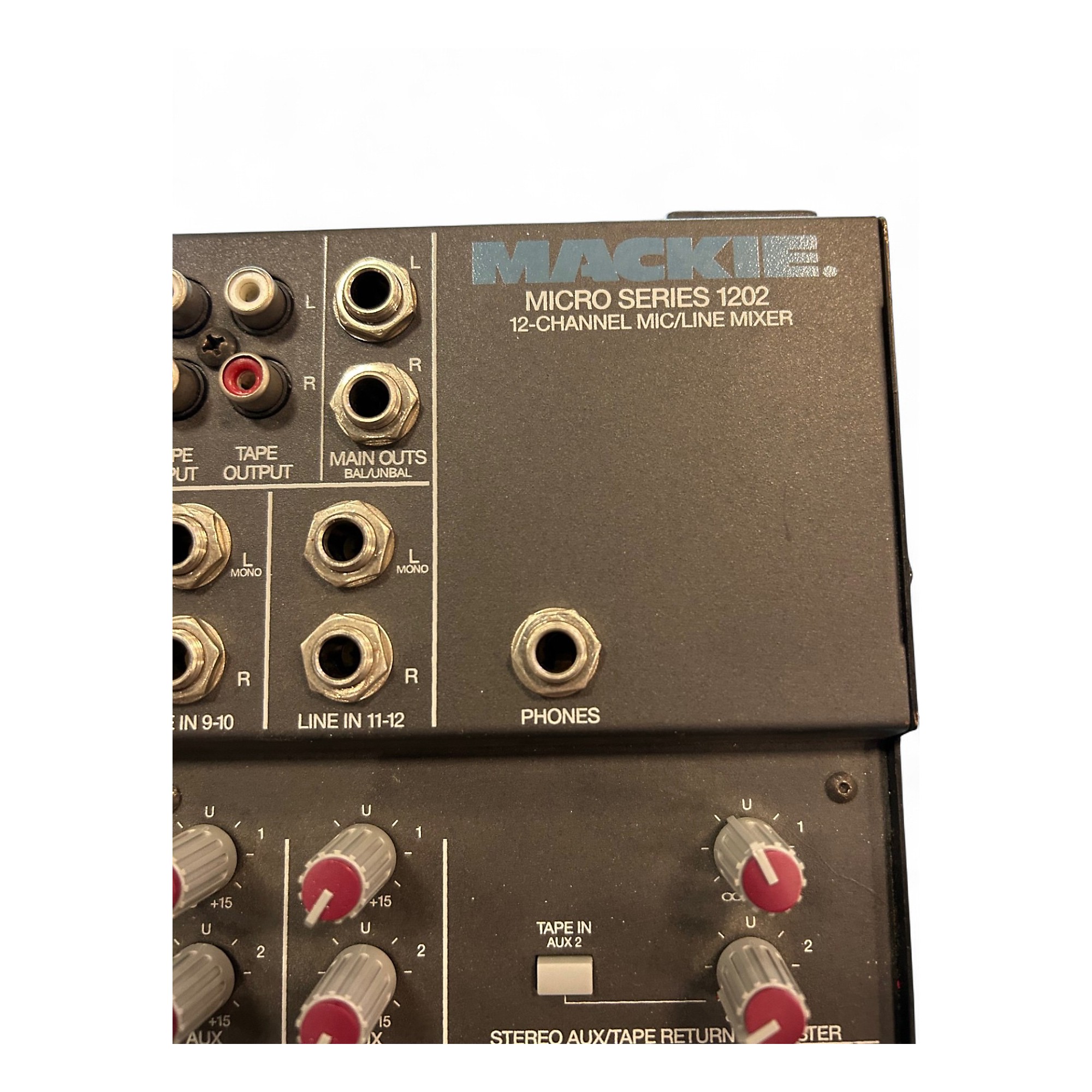 MACKIE 1202 Made in USA アナログミキサー 初代MICRO SERIES 1202 12
