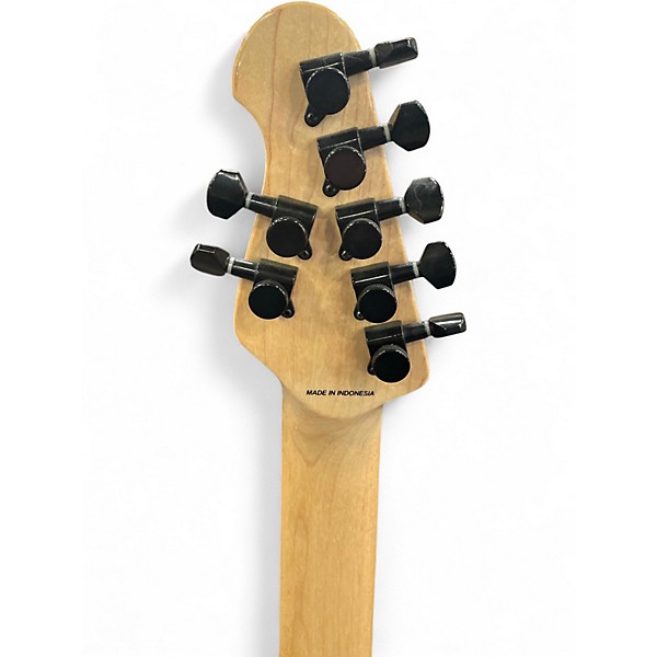 Used Sterling by Music Man JP70 John Petrucci Signature Black Solid Body Electric Guitar