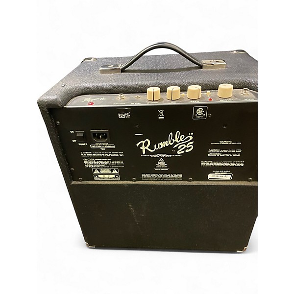 Used Fender Rumble 25 25W 1x8 Bass Combo Amp