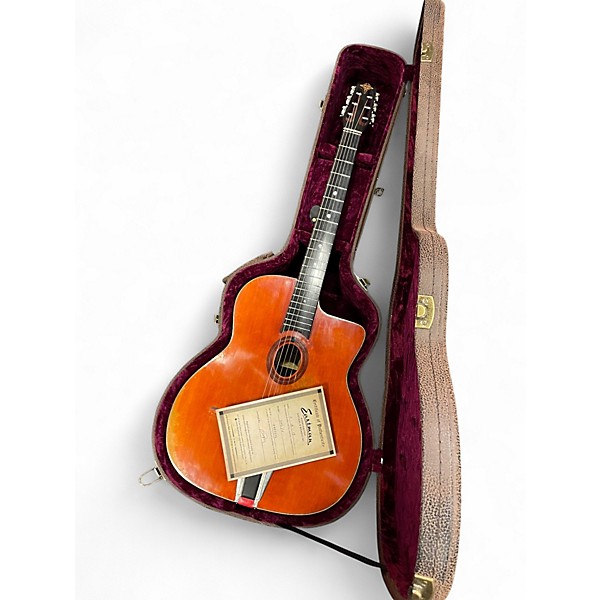 Used Eastman dm2/v Antique Natural Classical Acoustic Guitar