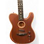 Used Fender American Acoustasonic Telecaster Brown Acoustic Electric Guitar