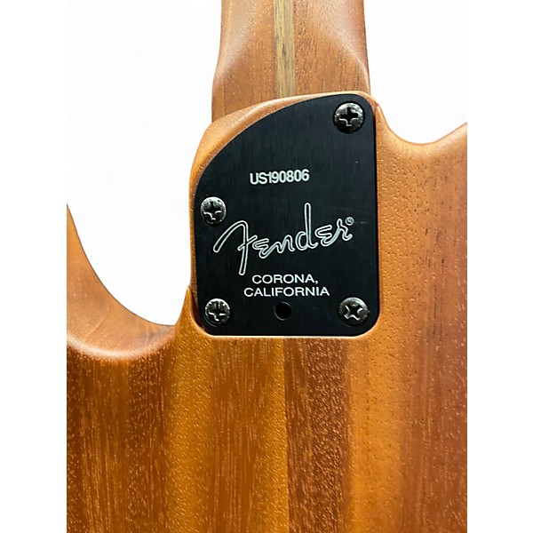 Used Fender American Acoustasonic Telecaster Brown Acoustic Electric Guitar