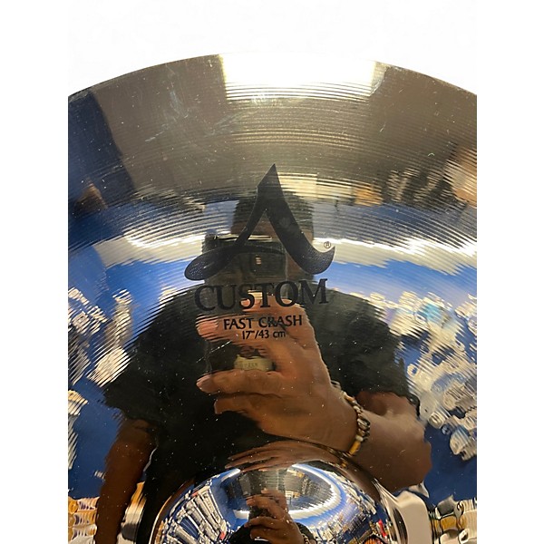 Used Zildjian 17in A Custom Crash Cymbal