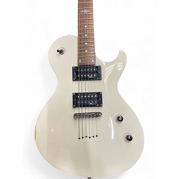 Used Schecter Guitar Research SGR Solo 6 White Solid Body Electric Guitar