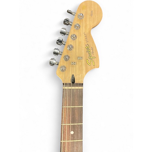 Used Squier Affinity Stratocaster Black Solid Body Electric Guitar