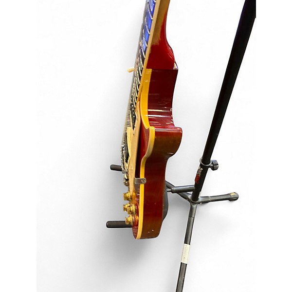 Vintage 1977 Gibson Les Paul Standard Heritage Cherry Sunburst Solid Body Electric Guitar