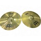 Used MEINL 14in HCS Hi Hat Pair Cymbal thumbnail