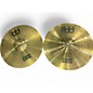 Used MEINL 14in HCS Hi Hat Pair Cymbal