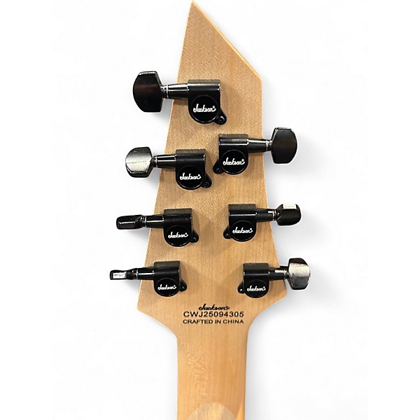 Used Jackson JS32-7 Dinky DKA 7 String Snow White Solid Body Electric Guitar