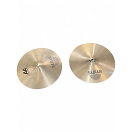 Used SABIAN 14in aa medium hi hat pair Cymbal