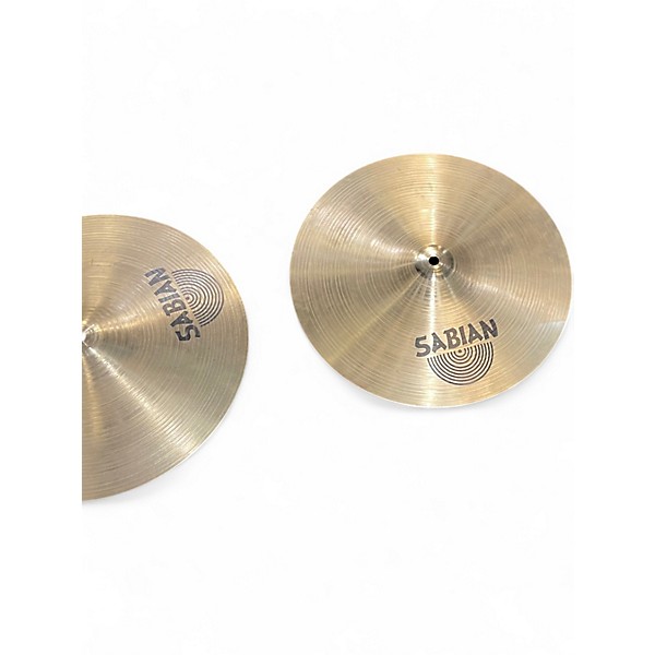 Used SABIAN 14in aa medium hi hat pair Cymbal