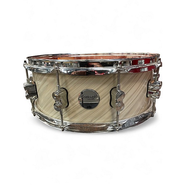 Used PDP by DW 5X14 Concept Series Snare  white Drum