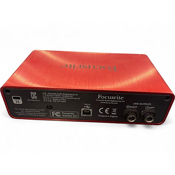 Used Focusrite Scarlett 2i2 Audio Interface