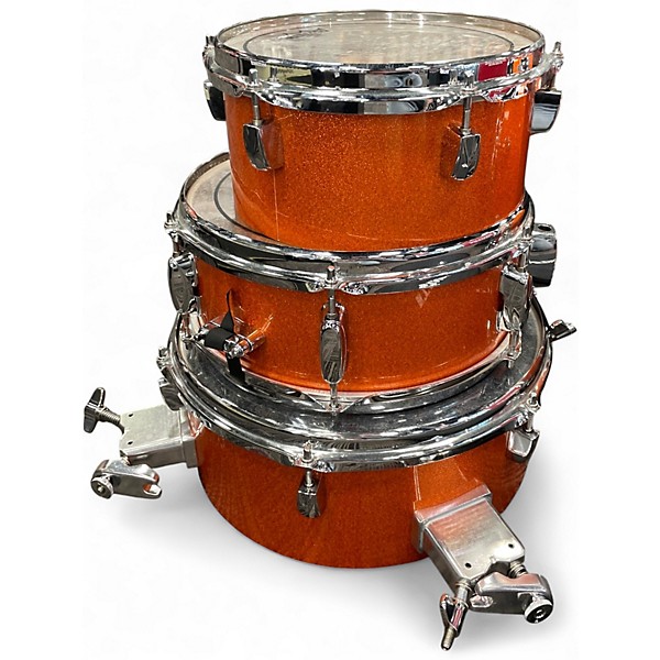 Used TAMA 4 Piece Cocktail-JAM 4-Piece Shell Pack With Hardware Metallic Orange Drum Kit