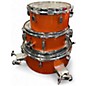 Used TAMA 4 Piece Cocktail-JAM 4-Piece Shell Pack With Hardware Metallic Orange Drum Kit