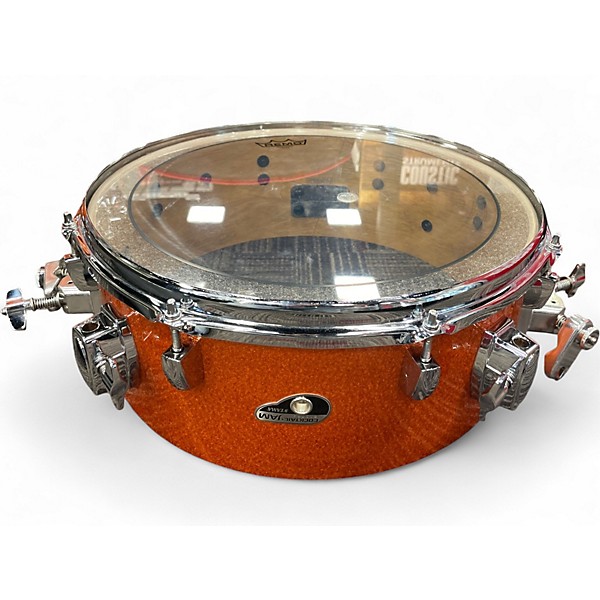 Used TAMA 4 Piece Cocktail-JAM 4-Piece Shell Pack With Hardware Metallic Orange Drum Kit