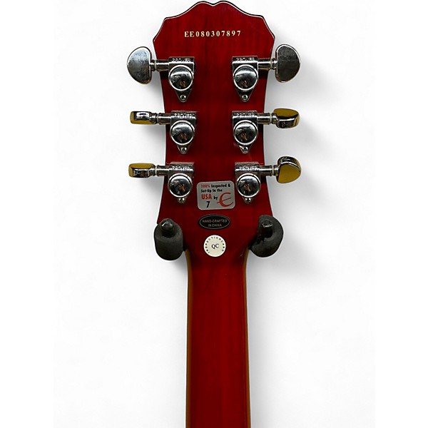 Used Epiphone Les Paul Standard Iced tea stripe Solid Body Electric Guitar