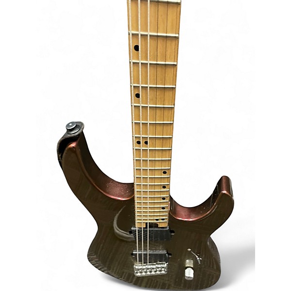 Used Legator Ninja X 6 Multi Scale SOLAR ECLIPSE COLOR SHIFT Solid Body Electric Guitar