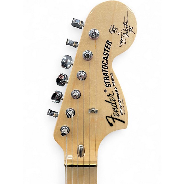 Used Fender Artist Series Yngwie Malmsteen Stratocaster Cream Solid Body Electric Guitar