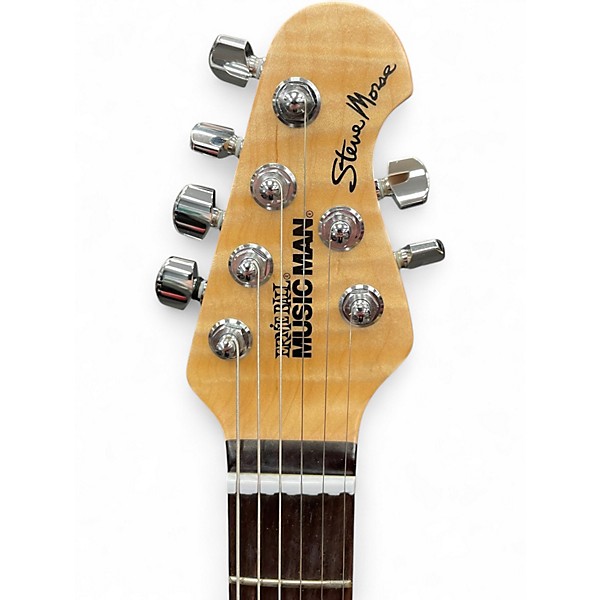 Used Ernie Ball Music Man Steve Morse Signature HT Blue Burst Solid Body Electric Guitar