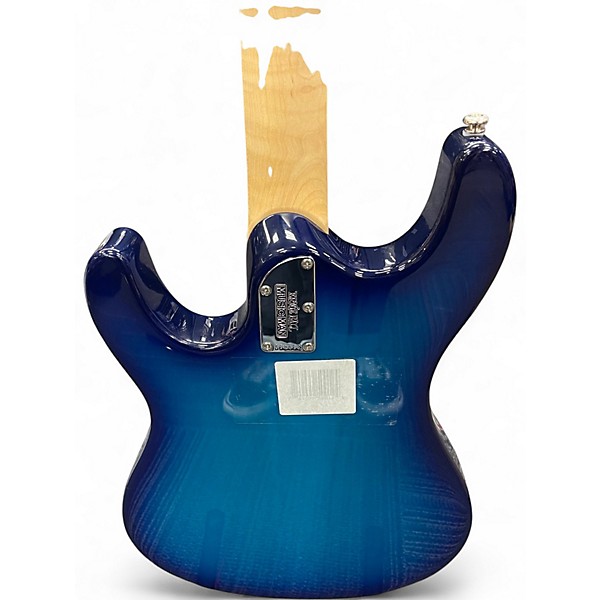 Used Ernie Ball Music Man Steve Morse Signature HT Blue Burst Solid Body Electric Guitar