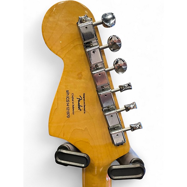 Used Squier Vintage Modified Bass VI 3 Color Sunburst Electric Bass Guitar