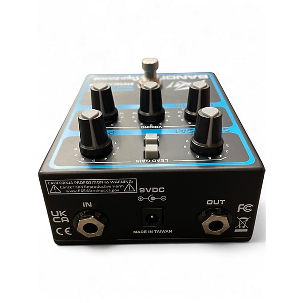 Used Peavey Bandit Supreme Teal Stripe Preamp Effect Pedal