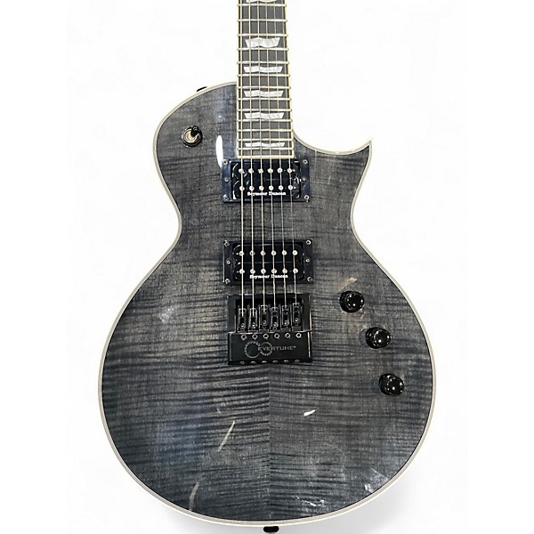 Used ESP LTD EC1000 Evertune GREY Solid Body Electric Guitar