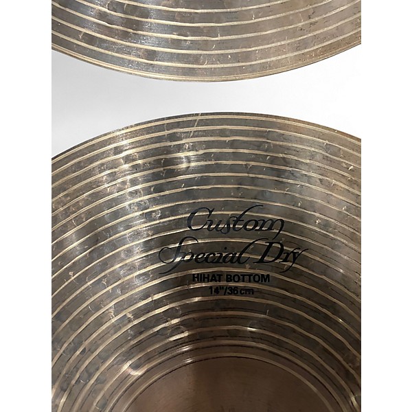 Used Zildjian 14in K Custom Special Dry HiHats Cymbal
