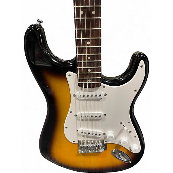 Used Squier Affinity Stratocaster 2 Color Sunburst Solid Body Electric Guitar