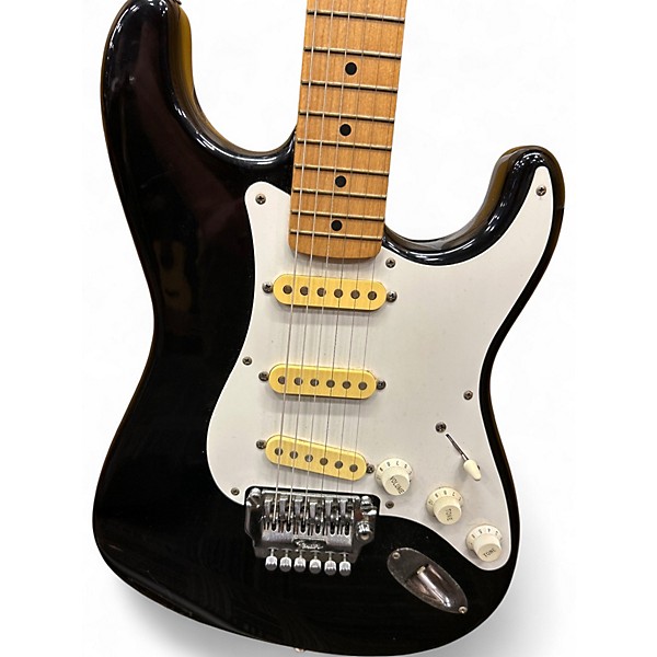 Used Squier Contemporary Stratocaster MIJ Black Solid Body Electric Guitar