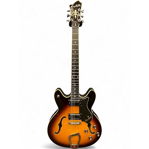 Used Hagstrom VIKING 2 Color Sunburst Hollow Body Electric Guitar