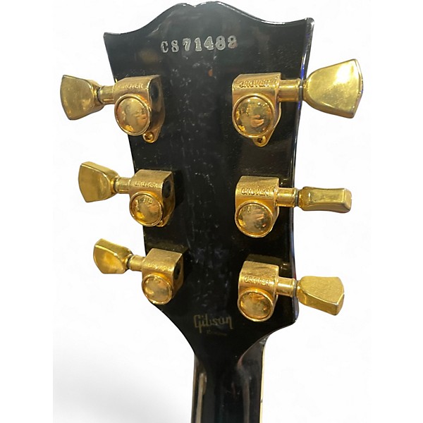 Used Gibson Les Paul Custom Ebony Solid Body Electric Guitar