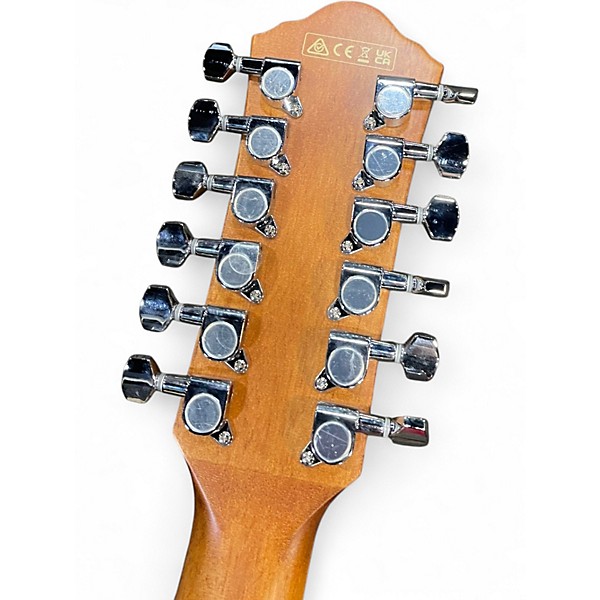 Used Ibanez AEG5012 Sunburst 12 String Acoustic Electric Guitar