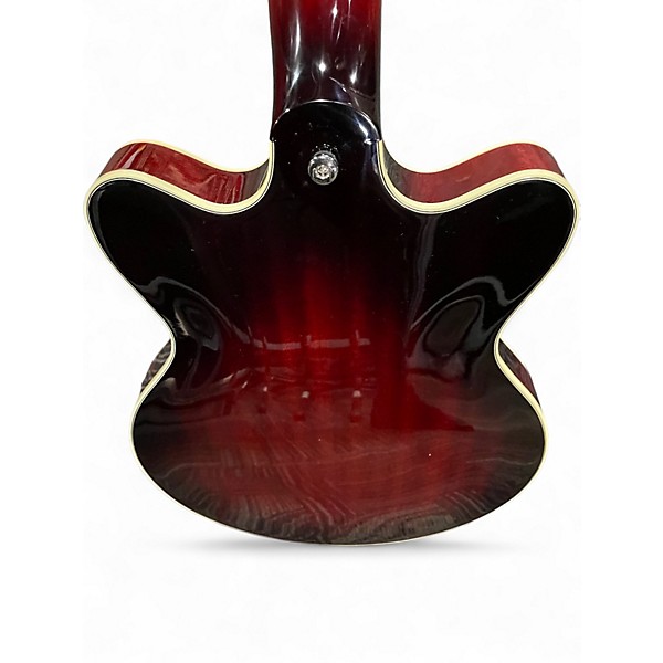 Used Gretsch Guitars g2655 p90 Crimson Burst Hollow Body Electric Guitar