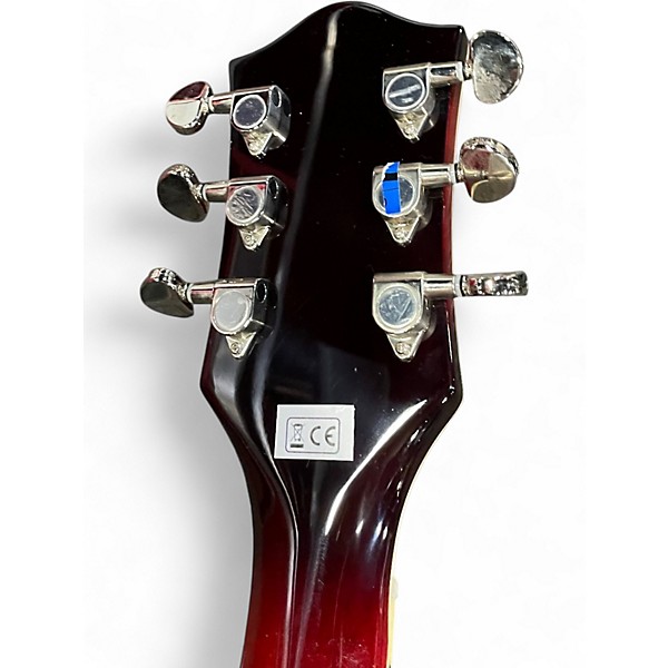 Used Gretsch Guitars g2655 p90 Crimson Burst Hollow Body Electric Guitar