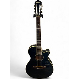 Used Ibanez AEG10NIIBK Black Classical Acoustic Electric Guitar
