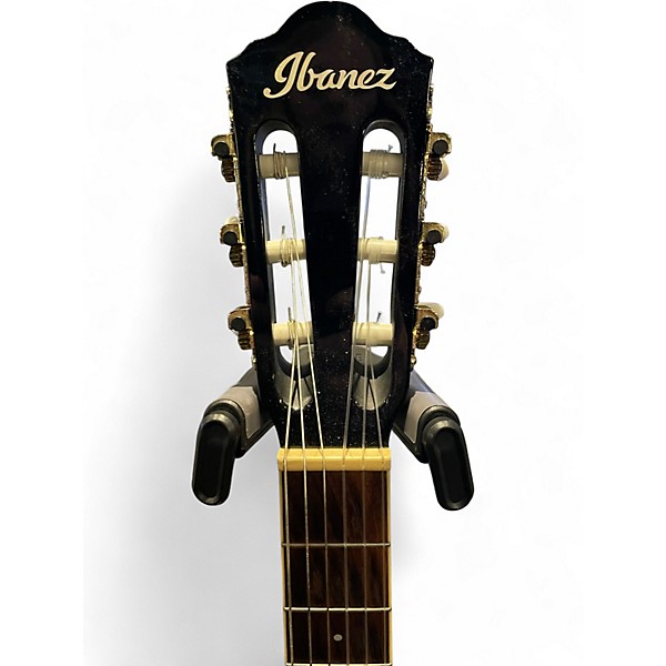 Used Ibanez AEG10NIIBK Black Classical Acoustic Electric Guitar