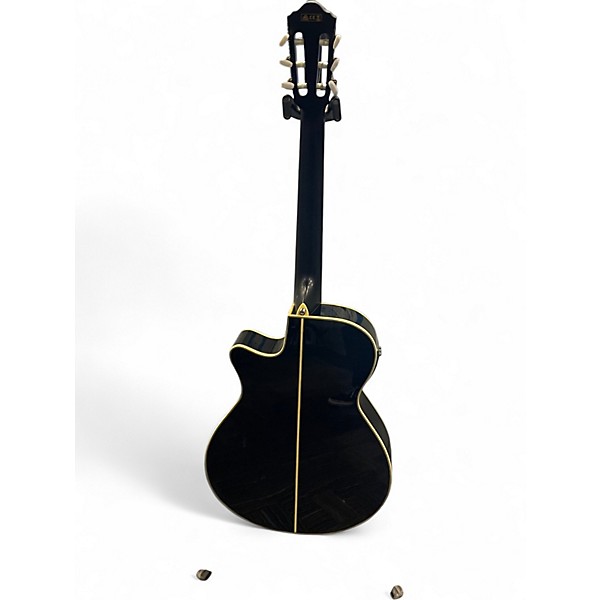 Used Ibanez AEG10NIIBK Black Classical Acoustic Electric Guitar