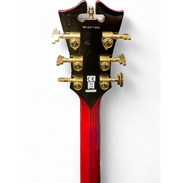 Used D'Angelico EX-DC Trans Red Hollow Body Electric Guitar