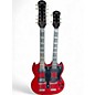 Used Epiphone G1275 Double Neck CHERRY RED Solid Body Electric Guitar thumbnail