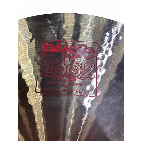 Used Paiste 20in 2002 Ride Cymbal