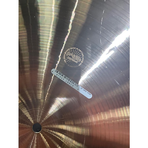 Used Paiste 20in 2002 Ride Cymbal